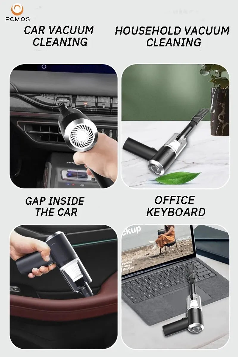 Kabelloser Auto-Handstaubsauger – Leistungsstark & Kompakt (120W, 5500PA)